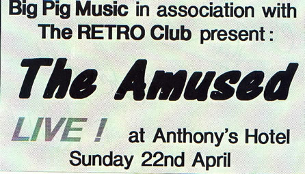 Amused Retro Club Ticket